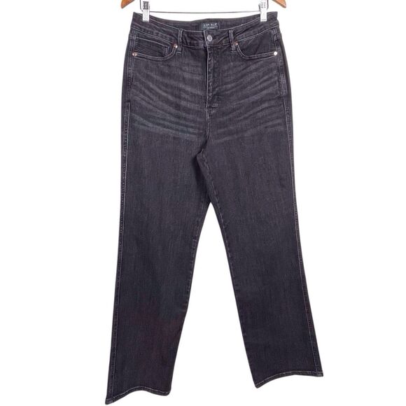 JUDY BLUE High Rise Tummy Control Straight Leg Jeans Size 15/32 Black # JB88677 - Picture 3 of 15